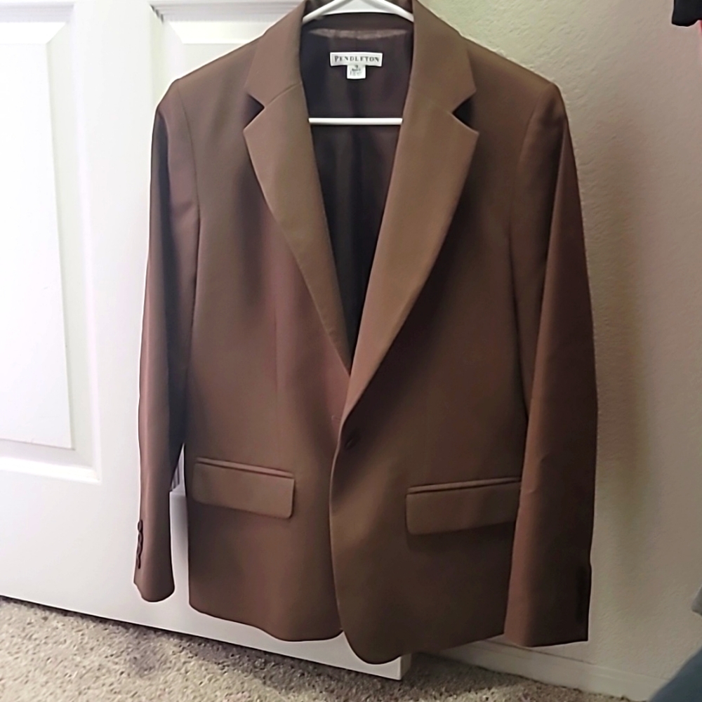 100% virgin wool Pendleton blazer